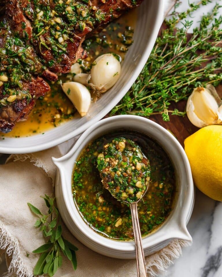 Cowboy Butter: Garlic Herb Dipping Sauce for Steak Recipe