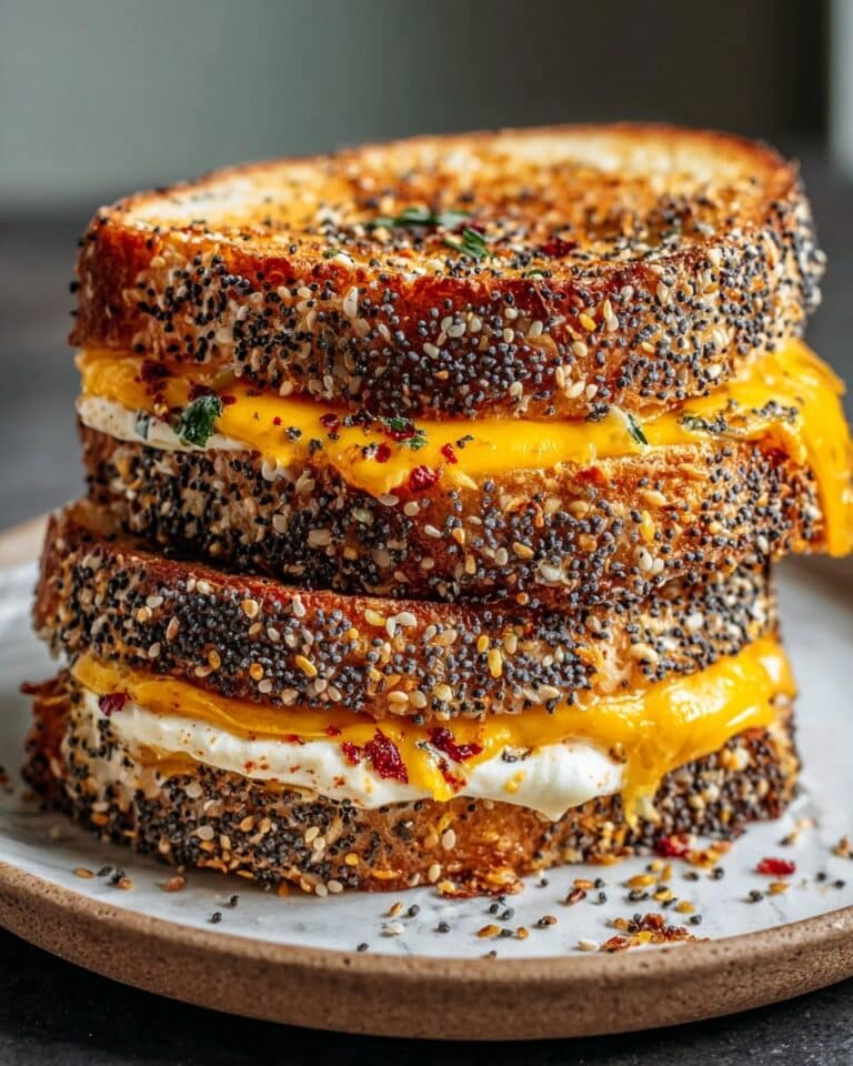 Everything Bagel Grilled Cheese Recipe