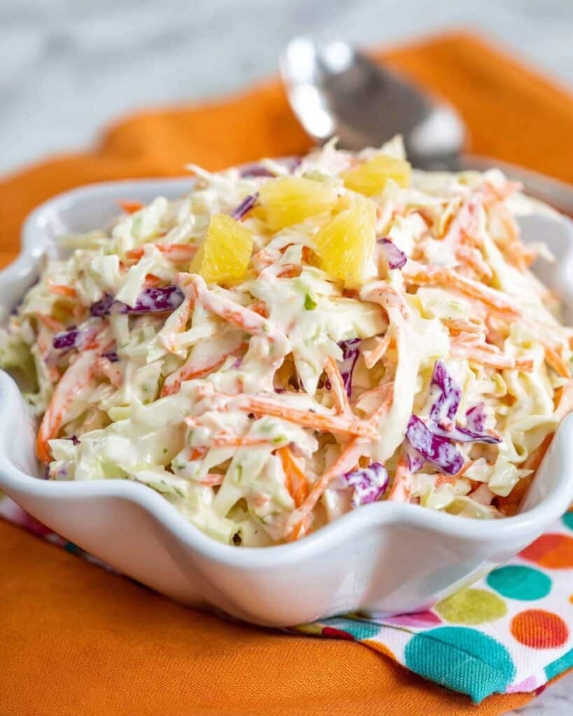 Hawaiian Coleslaw Recipe