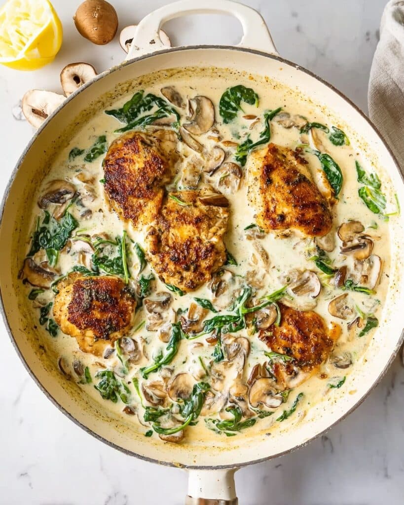 Creamy and Healthy Chicken Florentine (Dairy Free, Paleo, Whole30) Recipe