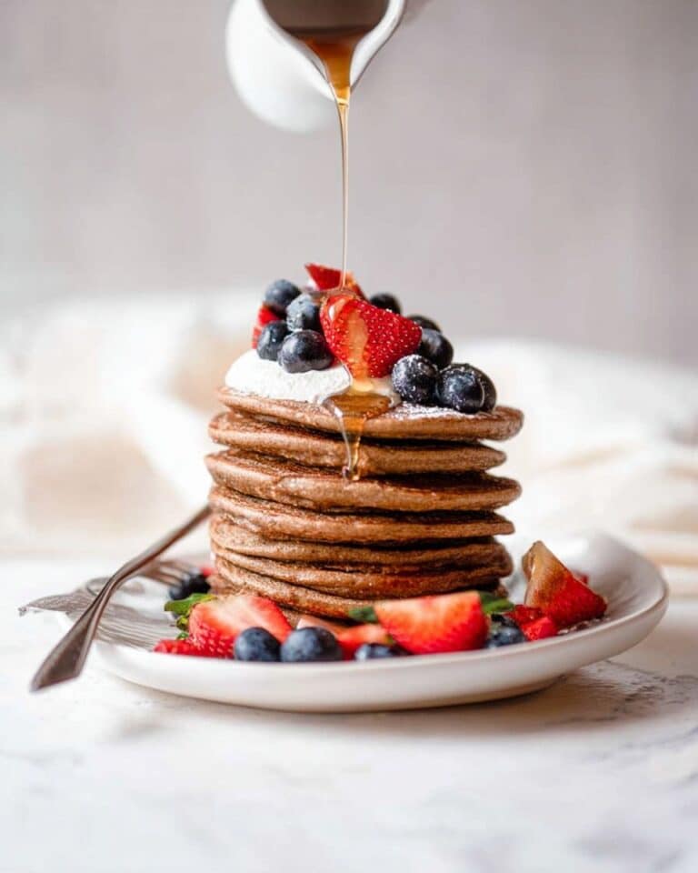 Veggie-Loaded Chocolate Pancakes (Gluten-Free) Recipe