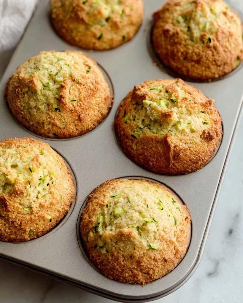 Soft Sour Cream Zucchini Muffins Recipe