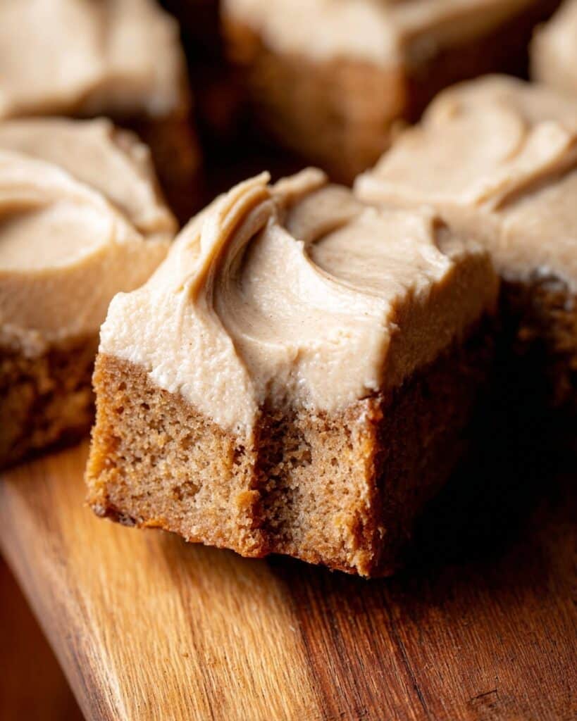 Banana Snack Cake with Creamy Peanut Butter Frosting Recipe