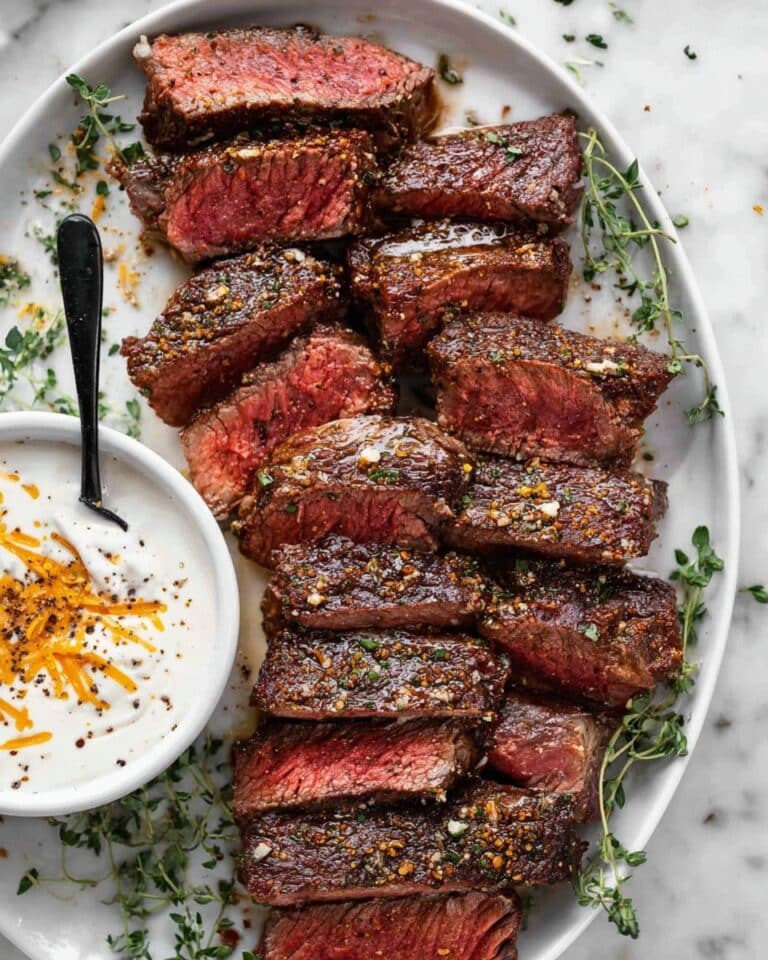 Herb-Infused Beef Tenderloin with Orange-Horseradish Sauce Recipe
