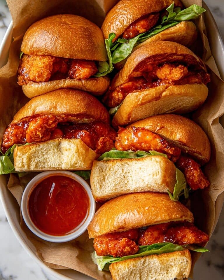 Gluten-Free Hot Honey Chicken Sliders Recipe