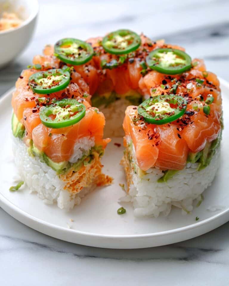 Salmon Sushi Bundt Cake Recipe