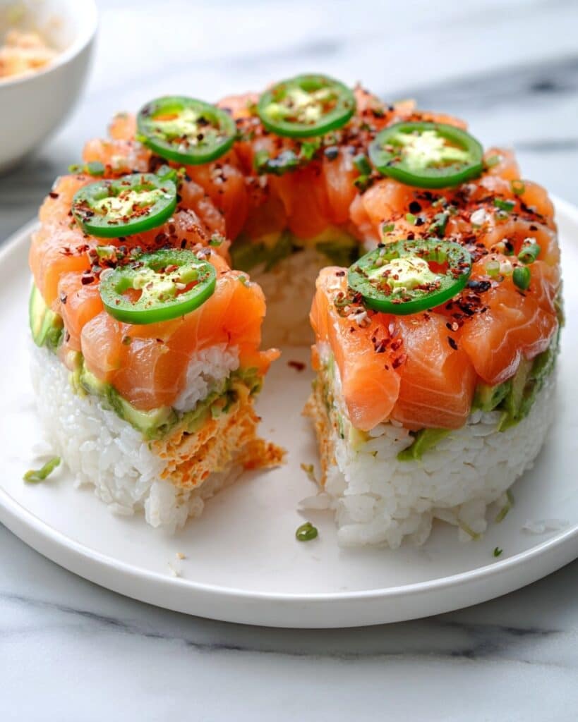 Salmon Sushi Bundt Cake Recipe