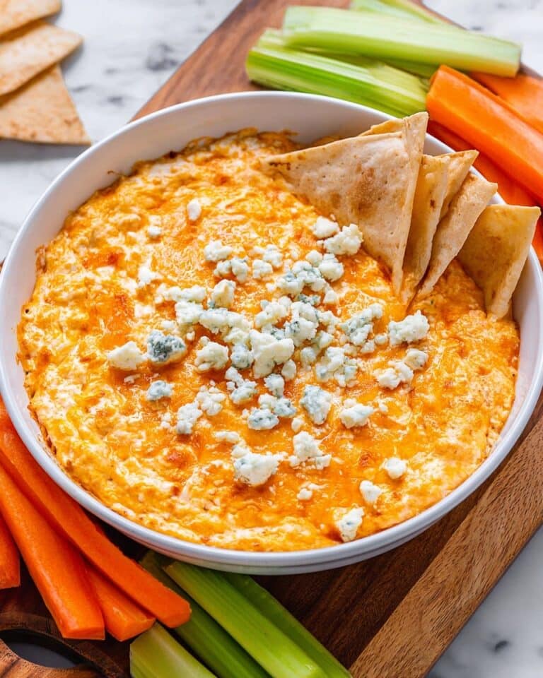 Cottage Cheese Buffalo Chicken Dip Recipe