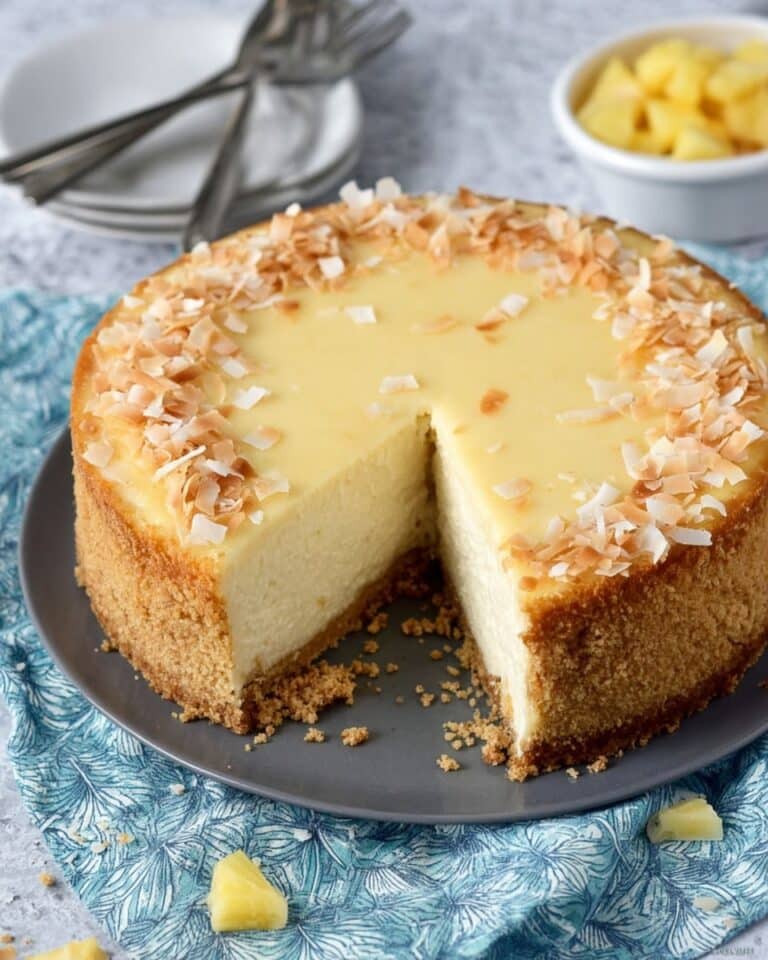 Piña Colada Cheesecake Recipe