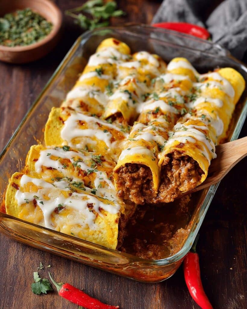 Vegan Lentil Enchiladas (Gluten-Free) Recipe