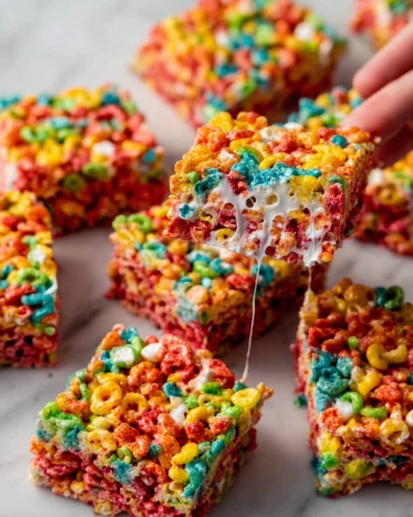Fruity Pebbles Rice Krispies Treats Recipe