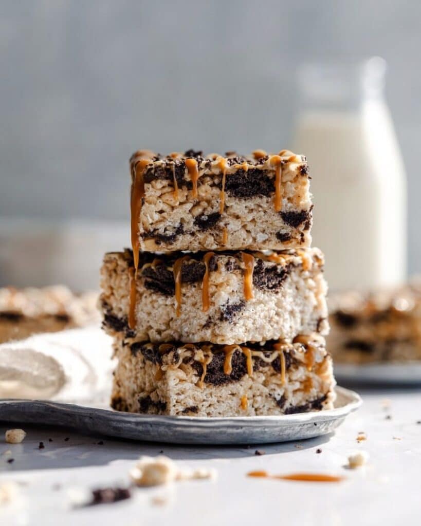 Peanut Butter Oreo Rice Krispie Treats Recipe