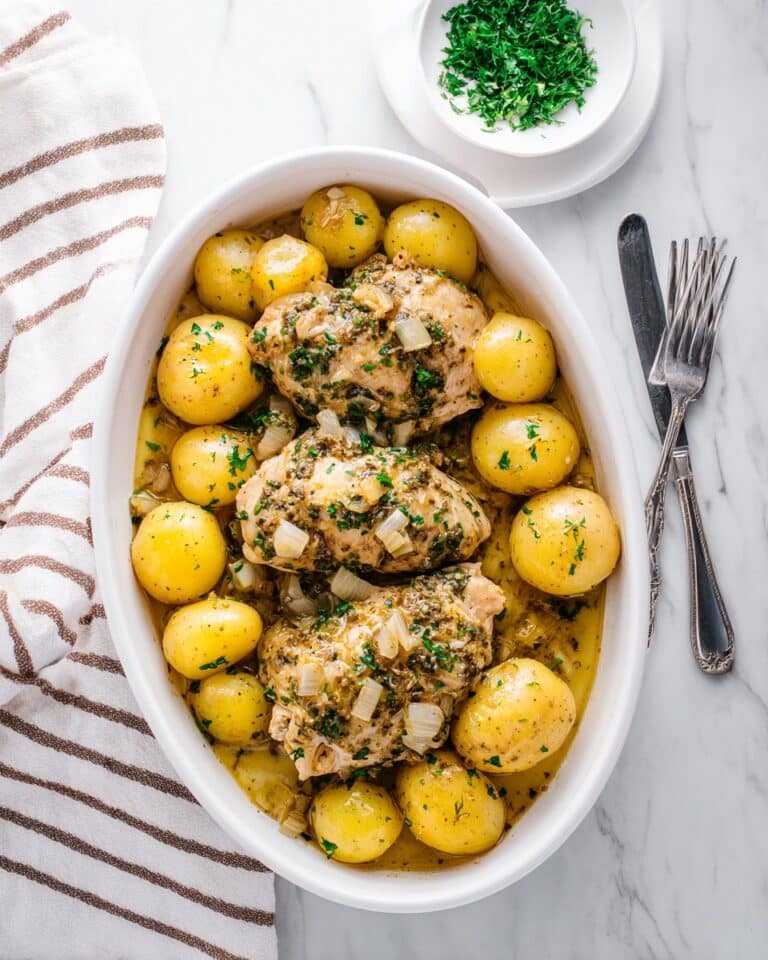 Instant Pot Honey Mustard Chicken Thighs with Potatoes Recipe