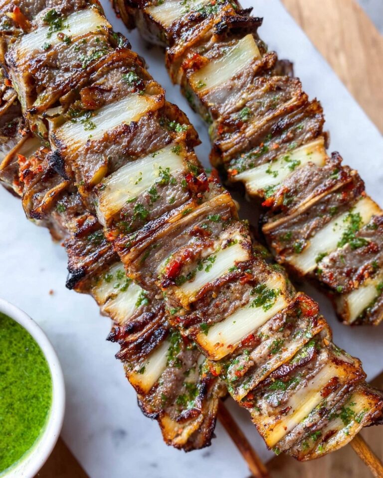 Tortilla Kebabs with Garlic Butter and Cilantro Yogurt Dip Recipe