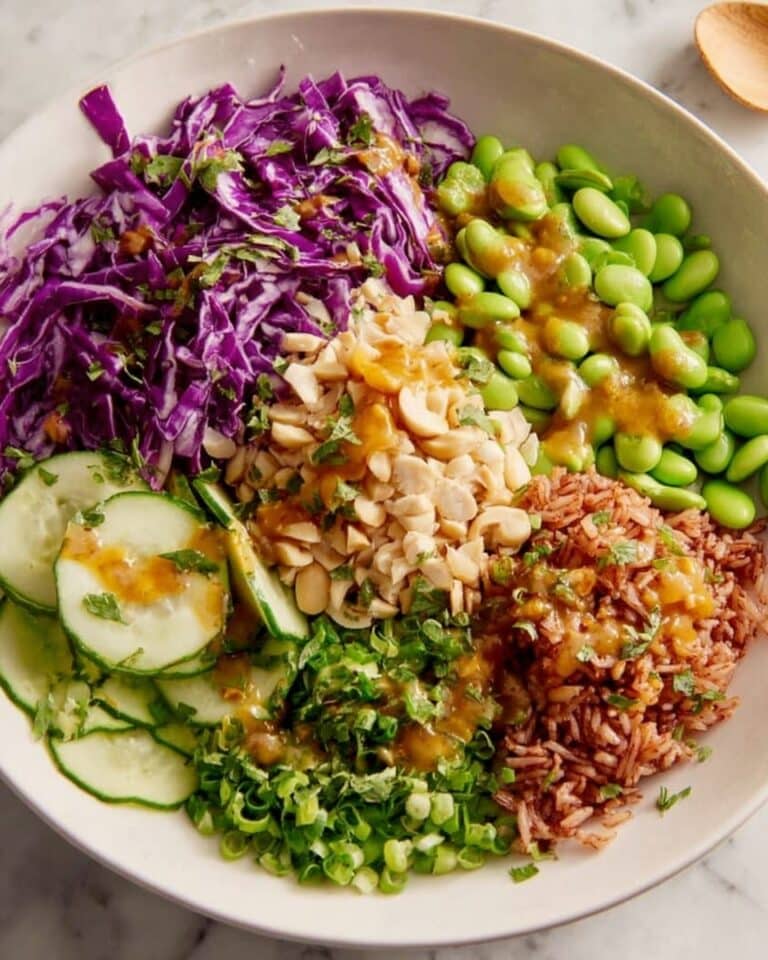 Crispy Rice Salad with Maple Tahini Ginger Dressing Recipe