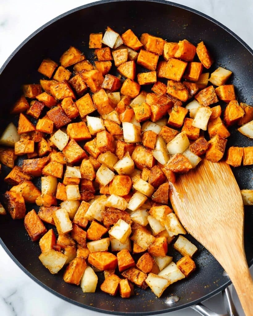 Sweet Potatoes and Apples with Cinnamon & Maple Recipe