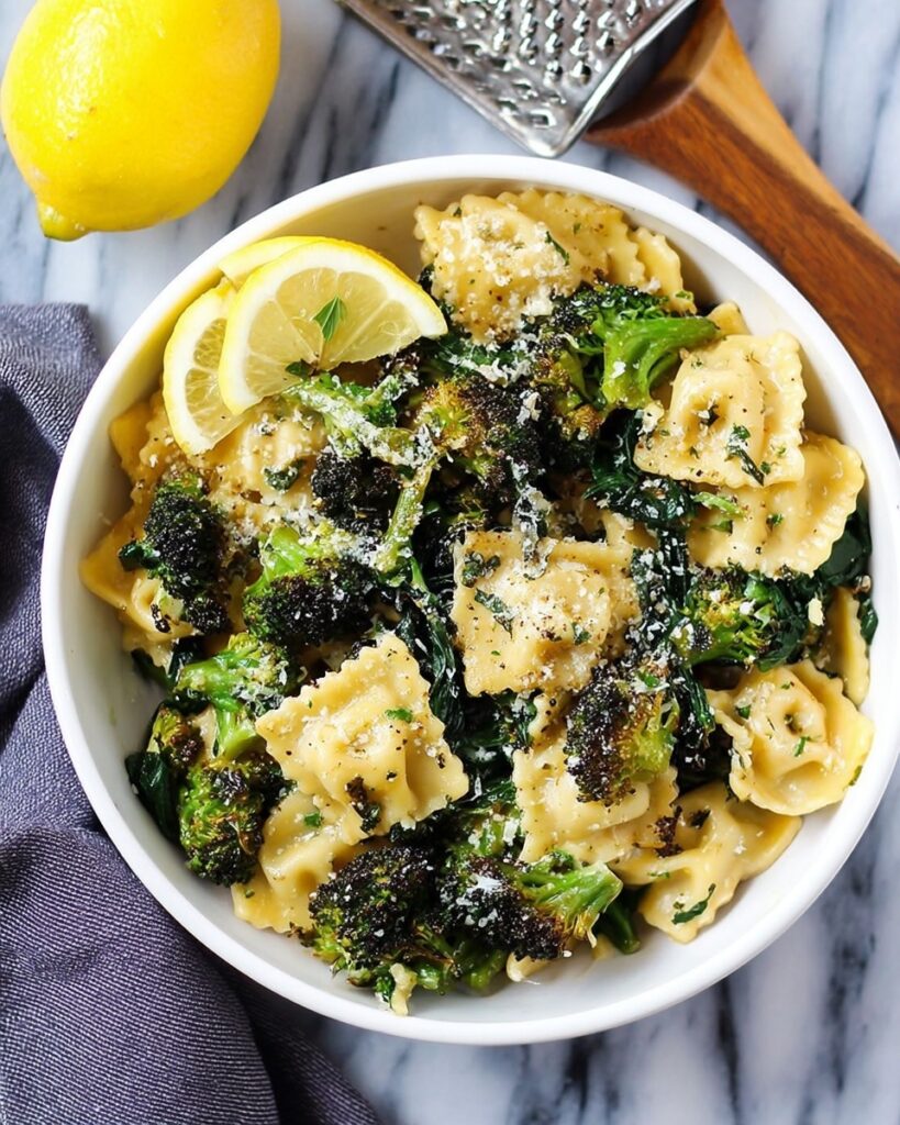 Lemon Broccoli Tortellini Recipe