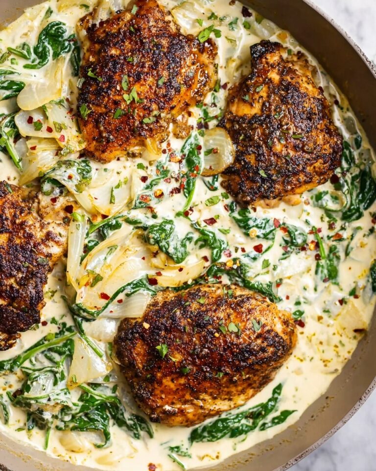 Spinach Artichoke Chicken Skillet (Paleo, Whole30, & Keto) Recipe