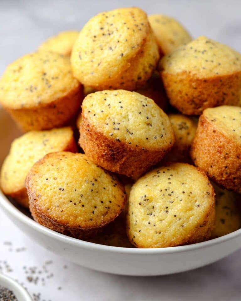 Lemon Chia Seed Mini Muffins Recipe