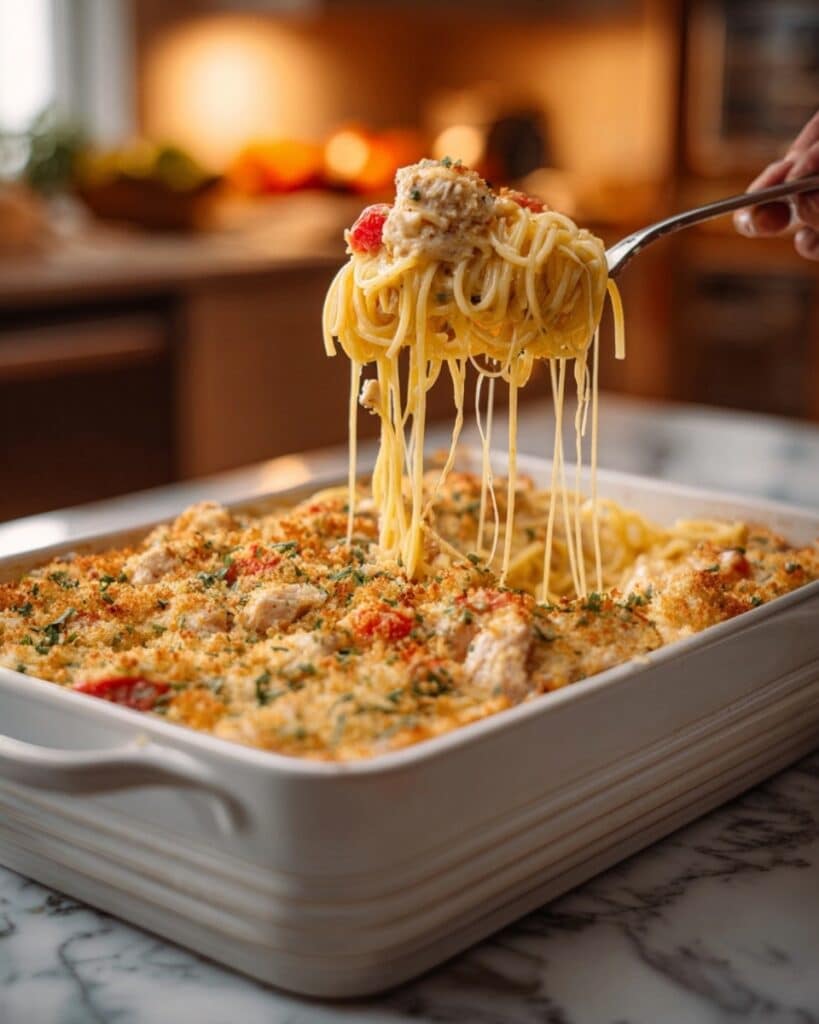 Chicken Spaghetti Casserole Recipe