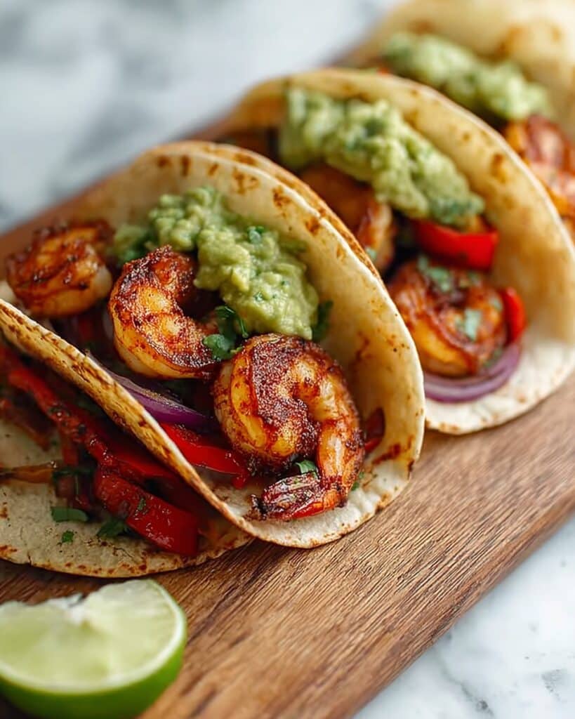 Homemade Grilled Shrimp Fajitas Recipe
