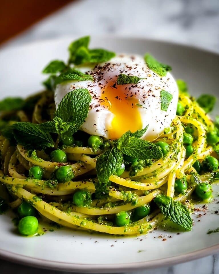 Spring Pea Pasta with Burrata and Mint Recipe