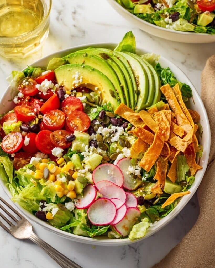 Mexican Salad with Cilantro-Lime Dressing Recipe