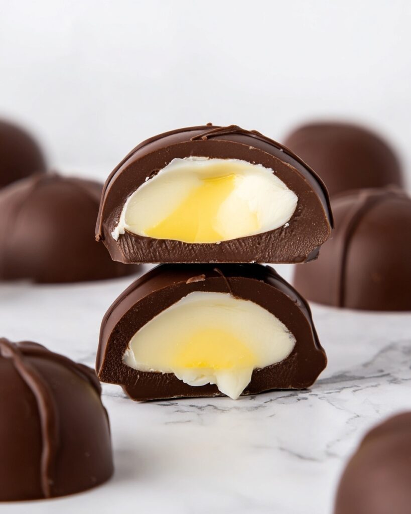 Homemade Vegan Cadbury Eggs (Chocolate Cream Eggs) Recipe