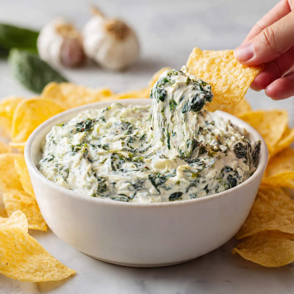 Creamy Spinach Artichoke Dip Recipe