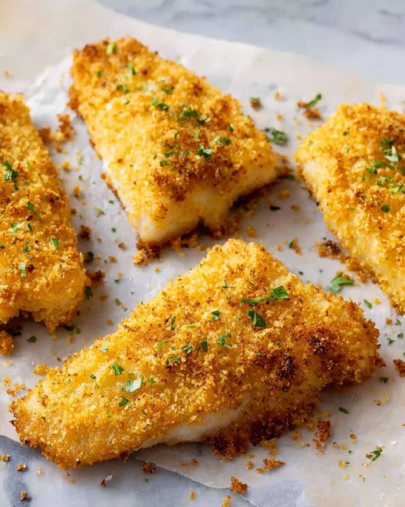 Parmesan Crusted Halibut Recipe