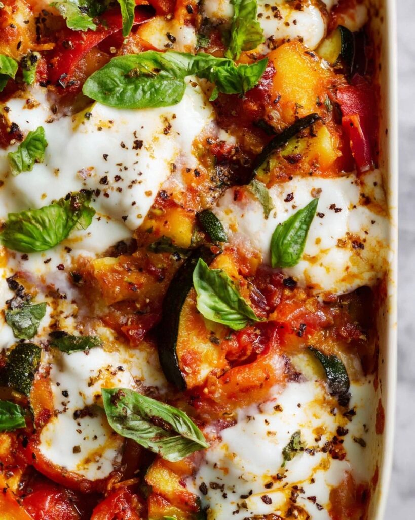 Caprese Chicken Zucchini Skillet Recipe
