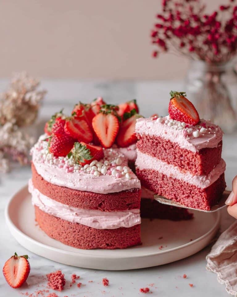 Vegan Strawberry Cake Recipe
