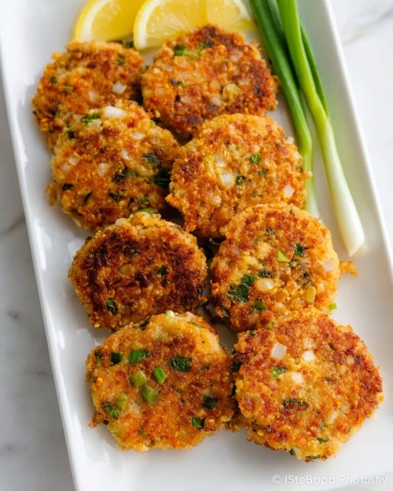 Crispy White Fish Cakes with Lemon and Parsley Recipe