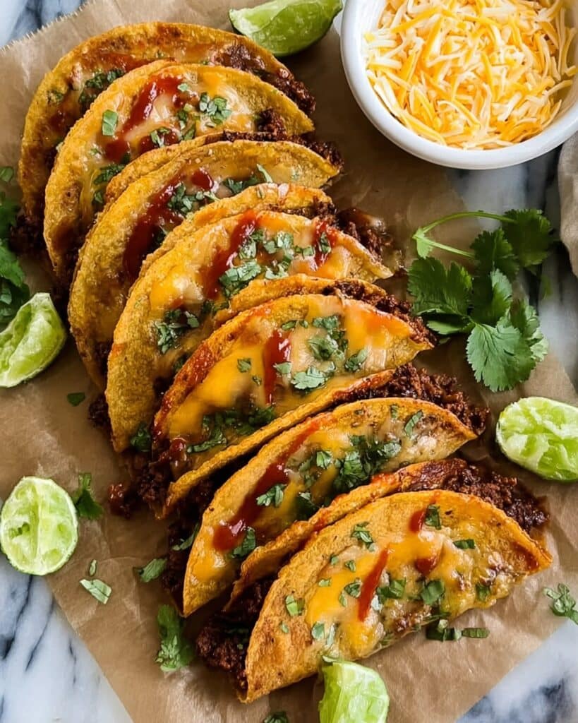 Crispy Oven Baked Tacos Recipe