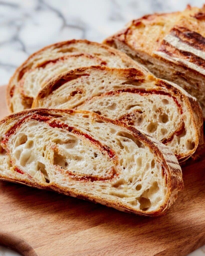 Sourdough Pepperoni Pizza Bread Recipe