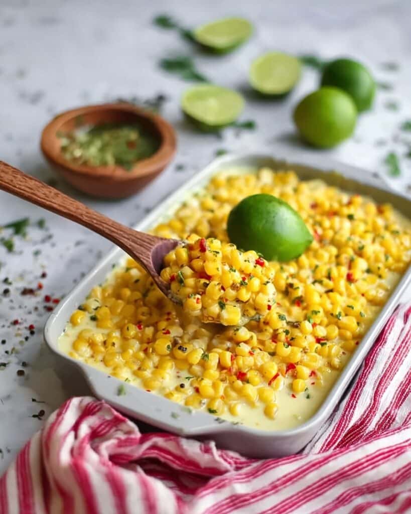 Amazing Creamed Corn with Lime Recipe