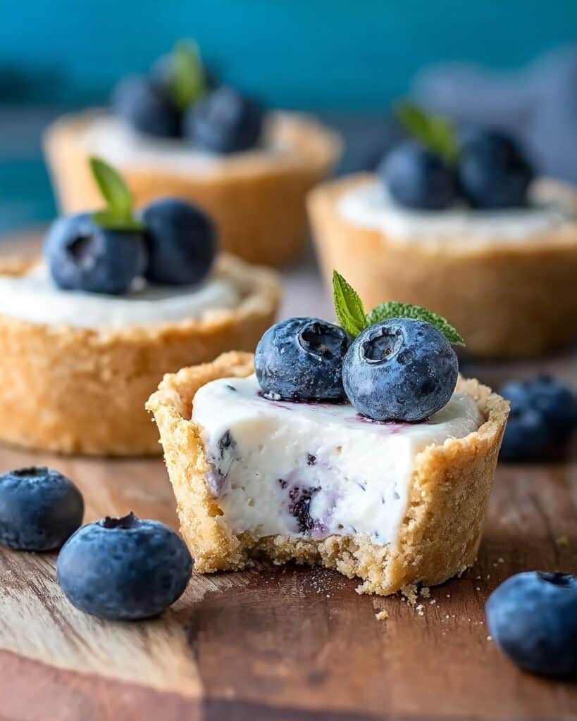 Blueberry Cheesecake Cookie Cups Recipe