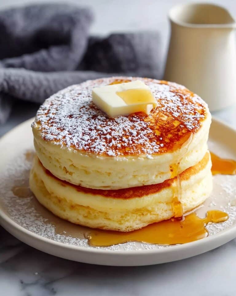 Fluffy Japanese Soufflé Pancakes Recipe