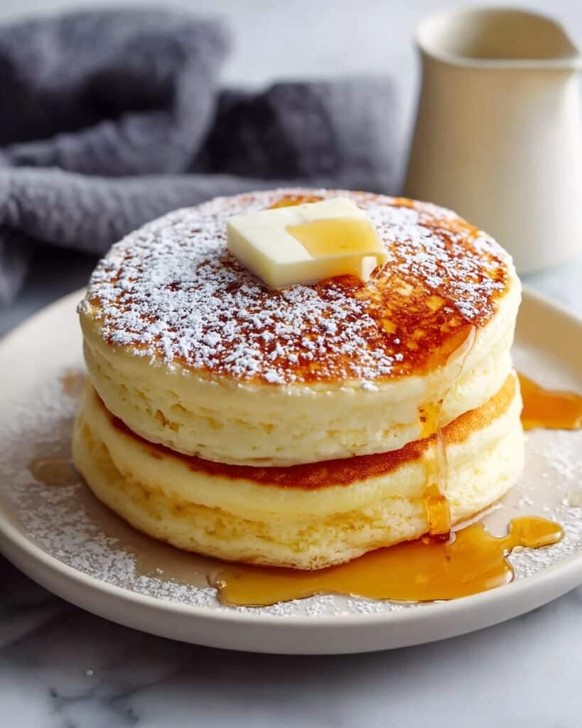 Fluffy Japanese Soufflé Pancakes Recipe