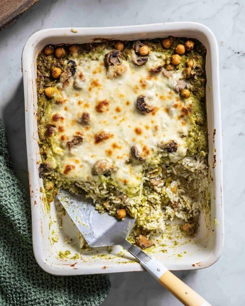 Pesto Rice Bake Recipe