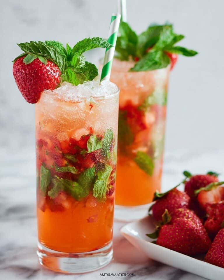 Strawberry Mojito Mocktail Recipe