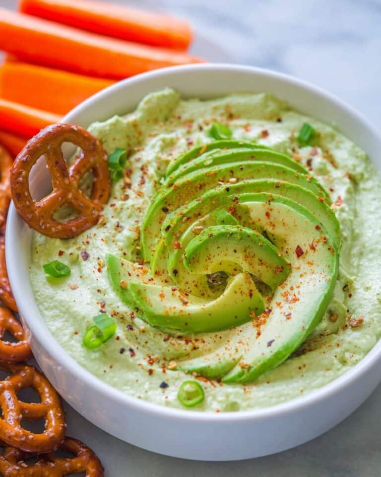 Spicy & Creamy Avocado Hummus Recipe