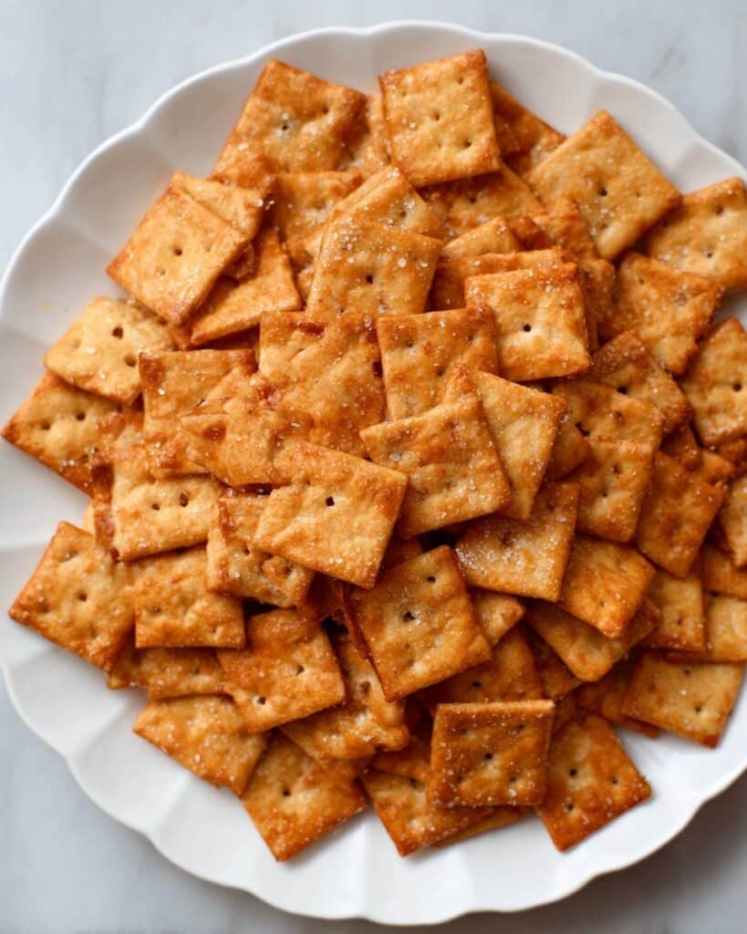 Sourdough Cheez Its Recipe (Homemade Crackers) Recipe