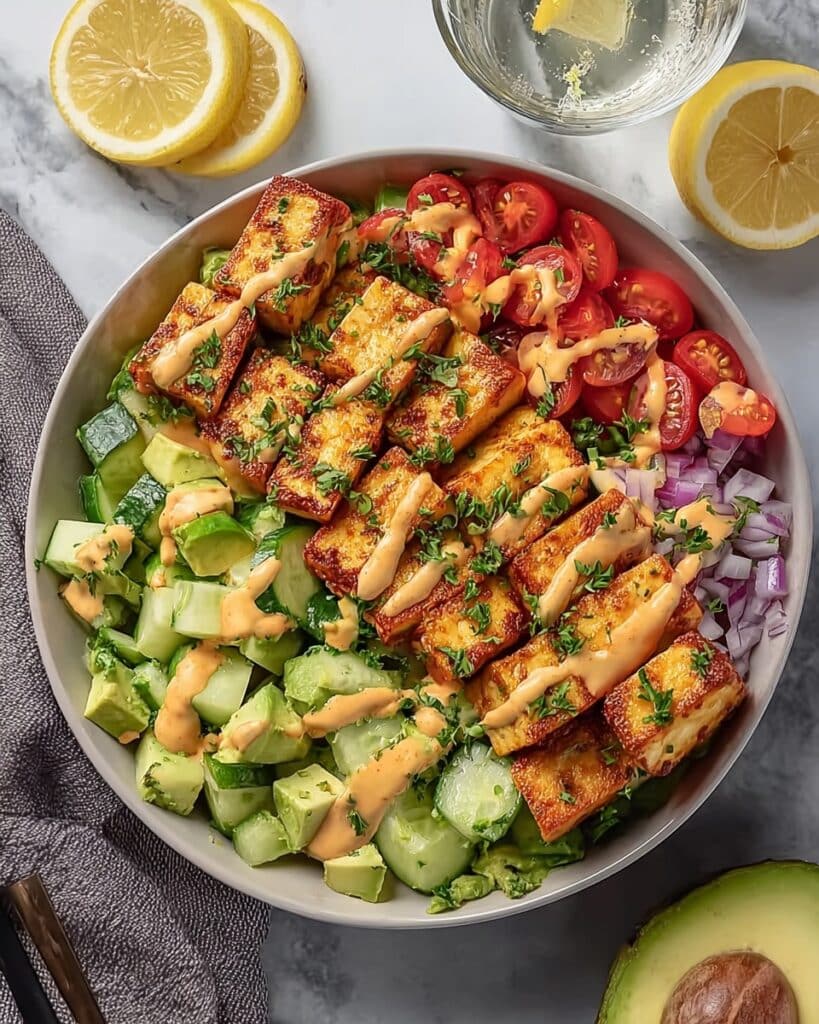 Creamy Bang Bang Salmon Salad Recipe