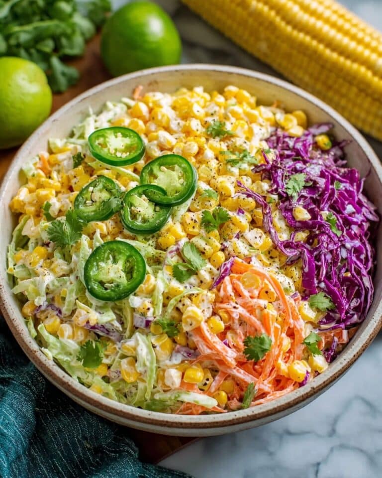 Jalapeno Corn Coleslaw: Bold and Flavorful Recipe