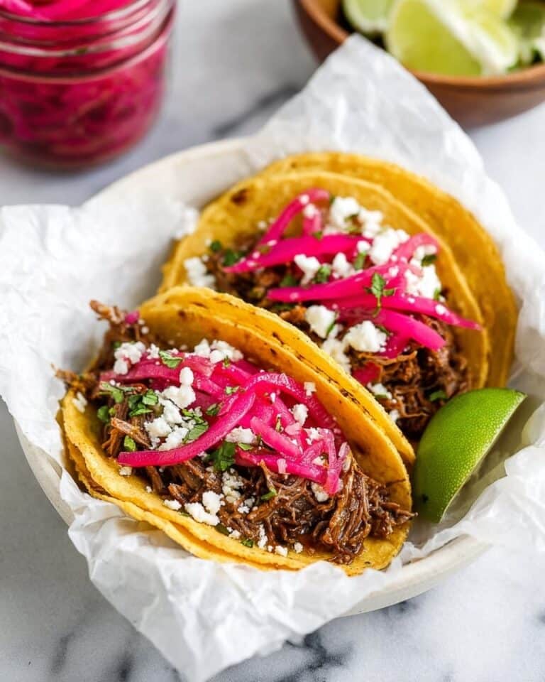 Honey Chipotle Shredded Beef Tacos Recipe