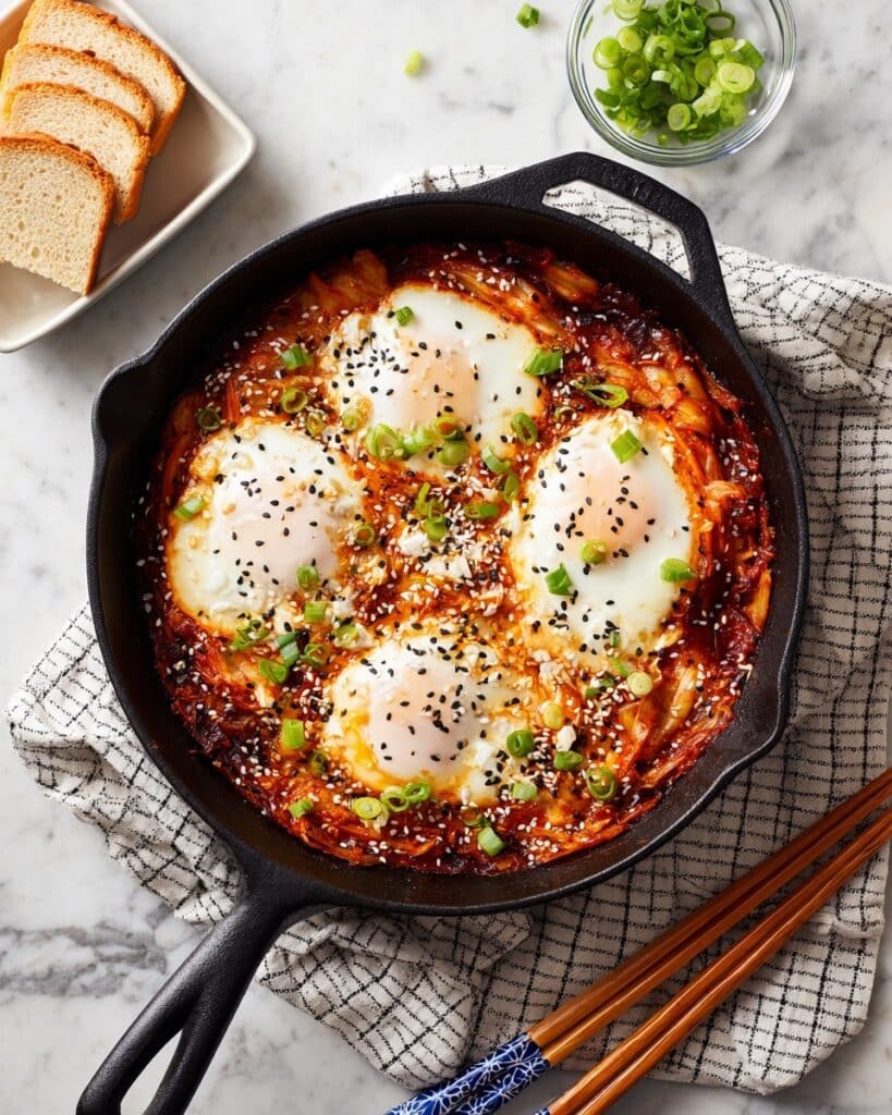 Kimchi Eggs Recipe