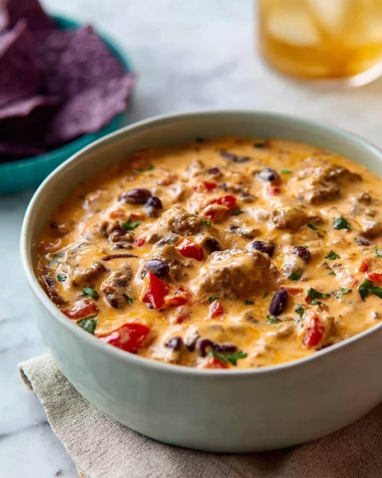 Cheesy Loaded Queso Dip Recipe