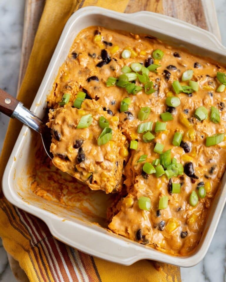 Vegan Cheesy Mexican Tortilla Bake Recipe