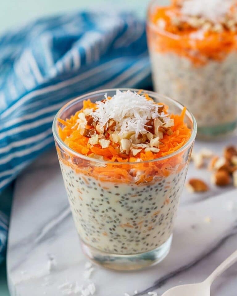 Carrot Cake Overnight Oats Recipe